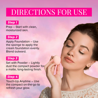 Twinglow 2 in 1  Compact & Foundation Cake