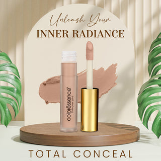 Total Conceal Max Coverage Liquid Concealer - Lightweight & Long Lasting
