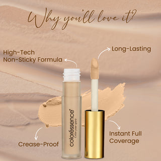 Total Conceal Max Coverage Liquid Concealer - Lightweight & Long Lasting