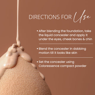 Total Conceal Max Coverage Liquid Concealer - Lightweight & Long Lasting