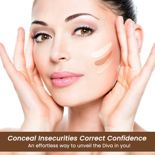 Total Conceal Max Coverage Liquid Concealer - Lightweight & Long Lasting
