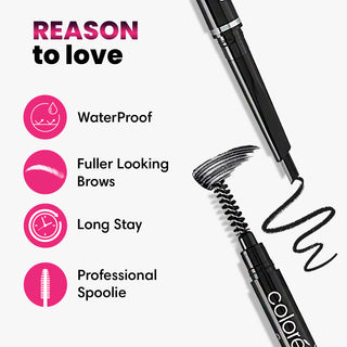 Expert Eyebrow Pencil 2 in 1 Dual Function