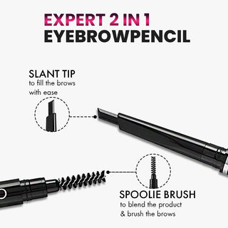Expert Eyebrow Pencil 2 in 1 Dual Function
