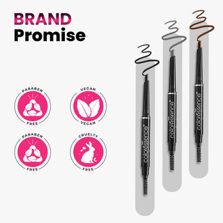 Expert Eyebrow Pencil 2 in 1 Dual Function
