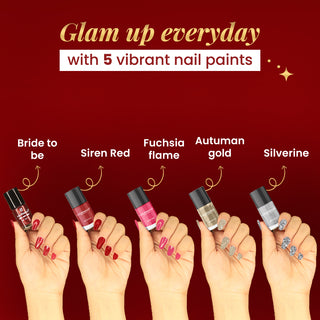 Nail Paint Kit + FREE nail Color Remover