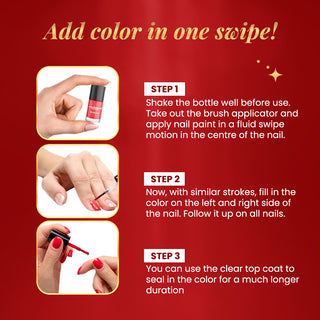 Nail Paint Kit + FREE nail Color Remover