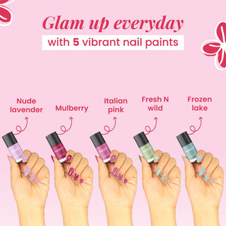 Nail Paint Kit + FREE nail Color Remover