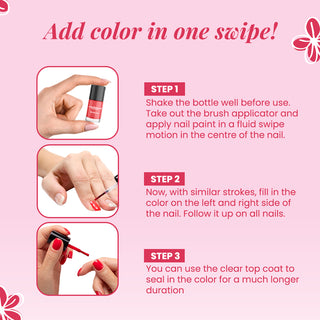 Nail Paint Kit + FREE nail Color Remover