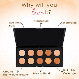 HD Makeup Base Palette (10 shades)