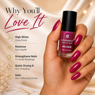 Cute Coats Nail Paint Combo Pack of 3 - The Roseate Combo