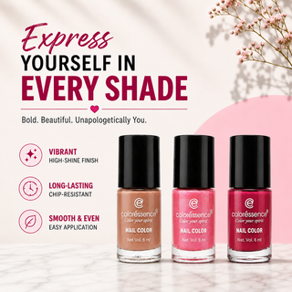 Cute Coats Nail Paint Combo Pack of 3 - The Roseate Combo