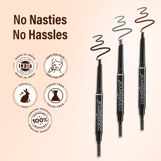 Expert Eyebrow Pencil 2 in 1 Dual Function