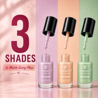 Cute Coats Nail Paint Combo Pack of 3 - The Pastel Love Combo
