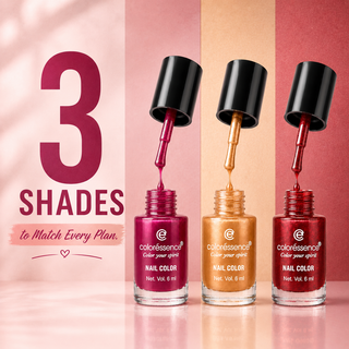 Cute Coats Nail Paint Combo Pack of 3 - The Bride to be Combo