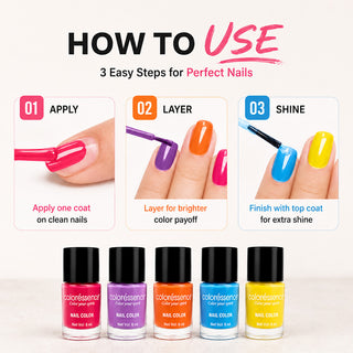 Nail Paint Kit + FREE nail Color Remover (Gelato)