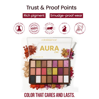 Aura Eyeshadow Palette - 21 Shades