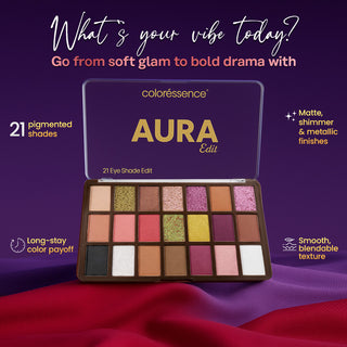 Aura Eyeshadow Palette - 21 Shades
