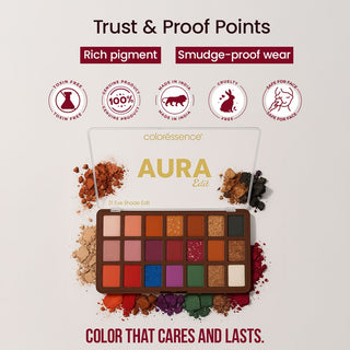 Aura Eyeshadow Palette - 21 Shades