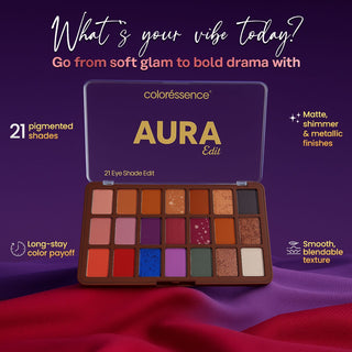 Aura Eyeshadow Palette - 21 Shades