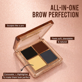 Browtastic Eyebrow Palette with Brush & Spoolie