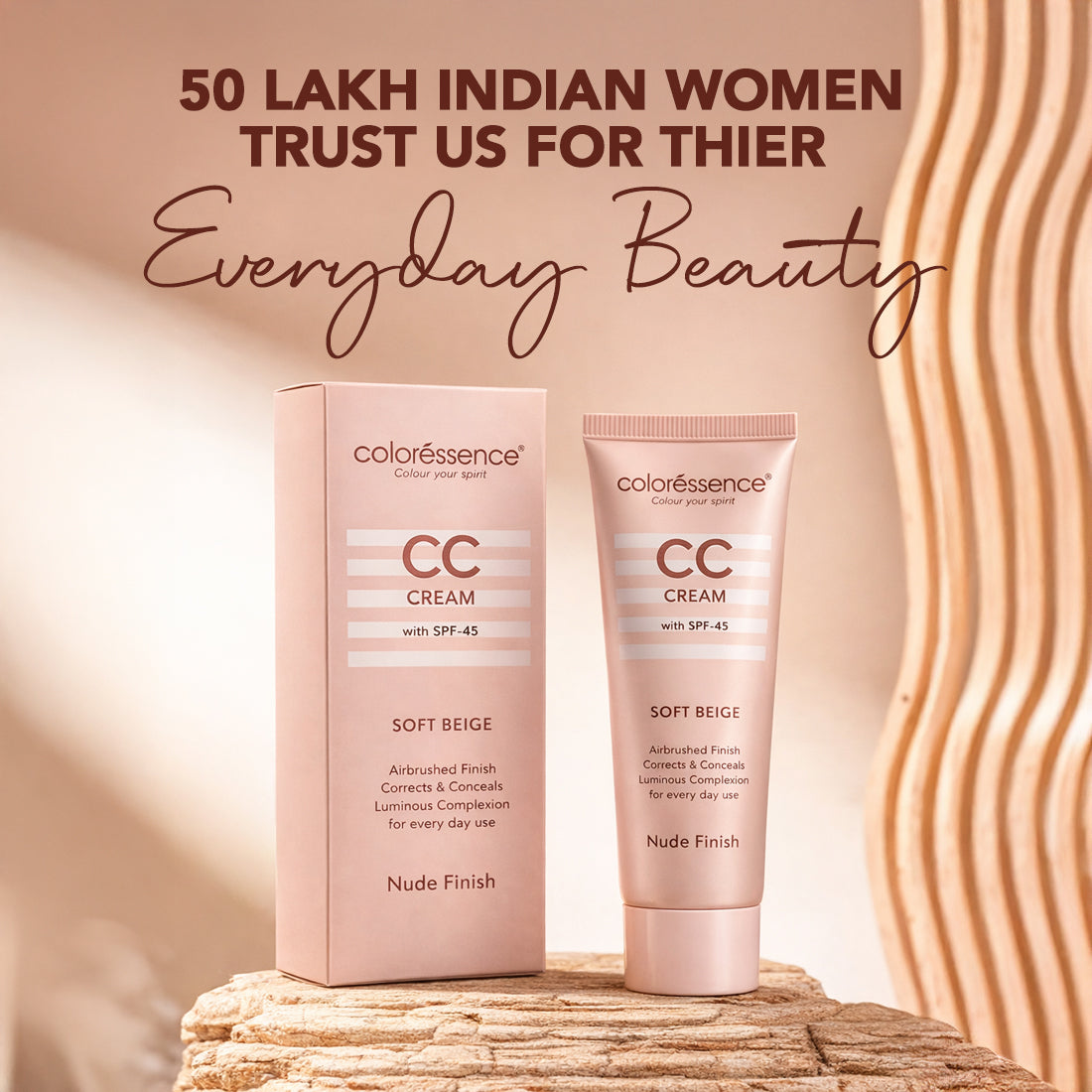Face CC Cream SPF-45 + Free Lip Smoothie – Coloressence Cosmetics