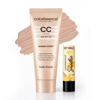 Face CC Cream  SPF-45 + Free Lip Smoothie