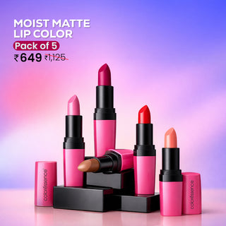 Buy Moist Matte Lip Color Combo of 5