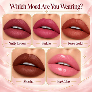 Transfer Proof Liquid Lipstick Kit + Free Lip Plumping Gloss