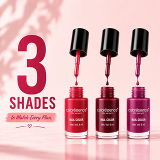 The Din Shagna Da Combo Pack of 3 - Cute Coats Nail Paints
