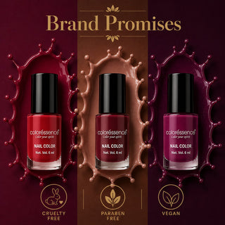 The Din Shagna Da Combo Pack of 3 - Cute Coats Nail Paints