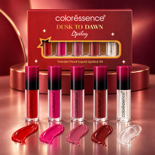 Transfer Proof Liquid Lipstick Kit + Free Lip Plumping Gloss