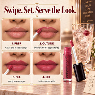Transfer Proof Liquid Lipstick Kit + Free Lip Plumping Gloss