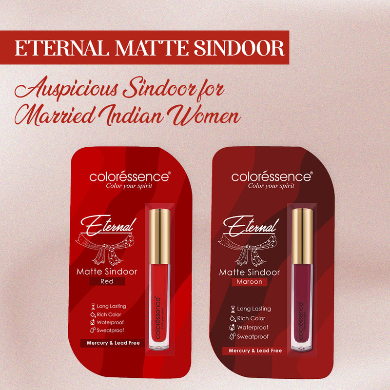 Eternal Red Sindoor Combo (Red + Maroon)