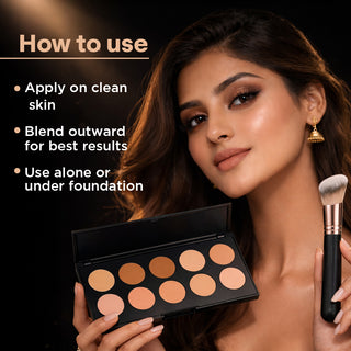 HD Makeup Base Palette (10 shades)