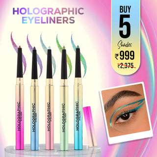 Multi-dimensional Holographic Eyeliner - Pack of 5