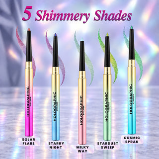 Multi-dimensional Holographic Eyeliner - Pack of 5