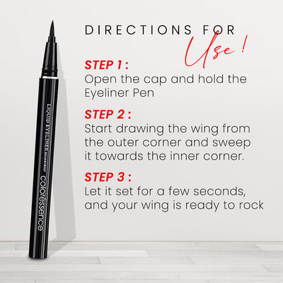 Ink Stylo Sketch Pen Eyeliner (Black)