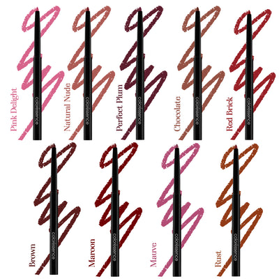 The Blockbuster Combo - Lip Liner pencils (Combo of 9 Magnetic Shades)