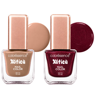 Xotica Nail Paint Combo of 2