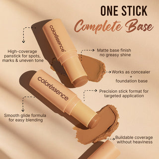 Foundation Panstick - Full Coverage Conceal Cover Brightener Blur Effect