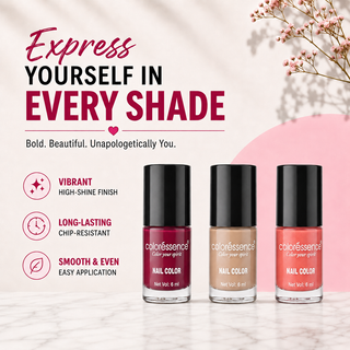 The Roseate Combo Pack of 3 - Cute Coats Nail Paints