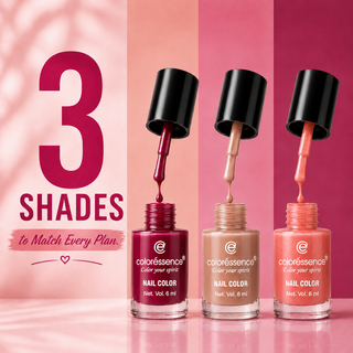 The Roseate Combo Pack of 3 - Cute Coats Nail Paints