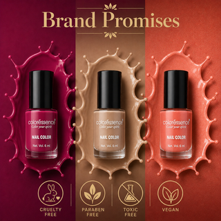 The Roseate Combo Pack of 3 - Cute Coats Nail Paints