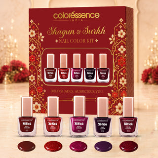 Shagun & Surkh  - Nail Color Kit + FREE nail Color Remover