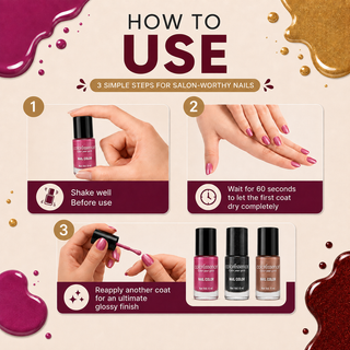 The Glaze Combo Pack of 3 - Cute Coats Nail Paints