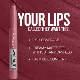 Hydramatte Long Stay Lippie Crayon- Pack of 3