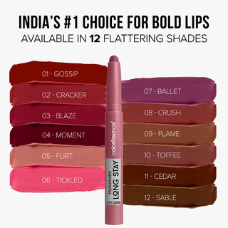 Hydramatte Long Stay Lippie Crayon- Pack of 3