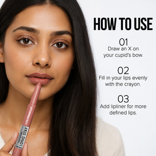 Hydramatte Long Stay Lippie Crayon- Pack of 3