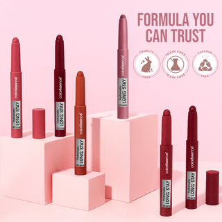 Hydramatte Long Stay Lippie Crayon- Pack of 3