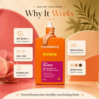 Sunpop Tinted Sunscreen SPF 50 PA+++